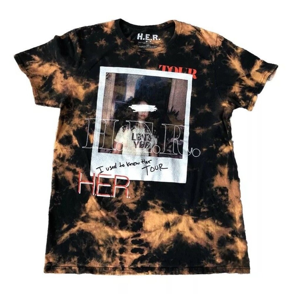 H.E.R. Concert Tour T-Shirt - "I Used To Know Her" Graphic T-Shirt Unisex Medium